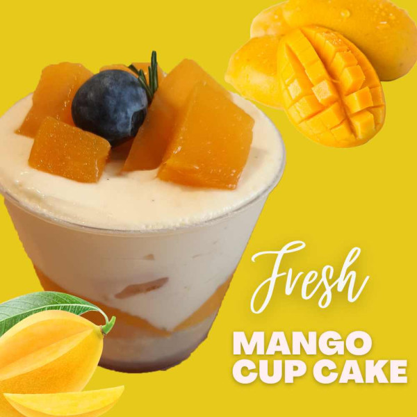 Fresh Mango Cup Cake