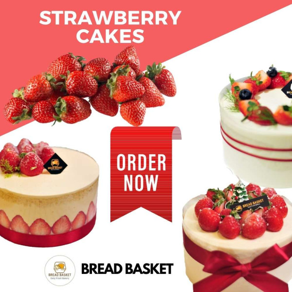 Strawberry Cake (15cm)